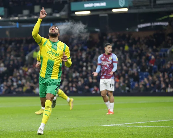 Darnell Furlong #2 of West Bromwich Albion celebrates his goal to make it 0-1 during the Sky Bet Championship match Burnley vs West Bromwich Albion at Turf Moor, Burnley, United Kingdom, 20th January 202