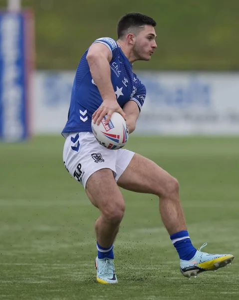 Ben McNamara #19 of Hull FC passes the ball during the Rugby League Pre Season match Sheffield Eagles vs Hull FC at Sheffield Olympic Legacy Park, Sheffield, United Kingdom, 22nd January 202