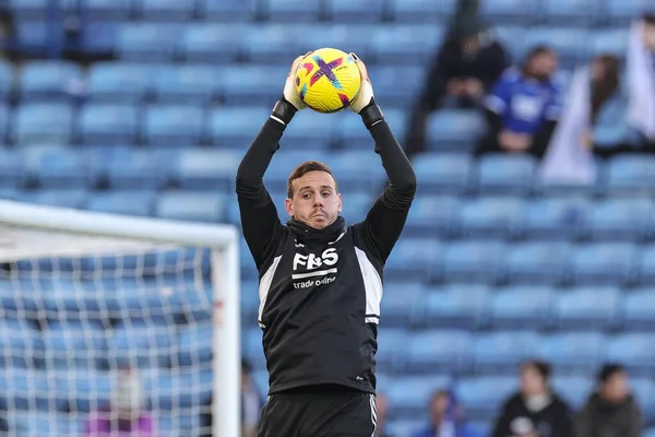 Danny Ward #1 of Leicester City in the pregame warmup session during the Premier League match Leicester City vs Brighton and Hove Albion at King Power Stadium, Leicester, United Kingdom, 21st January 202