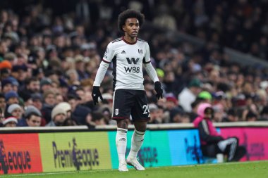 Willian #20 of Fulham during the Premier League match Fulham vs Tottenham Hotspur at Craven Cottage, London, United Kingdom, 23rd January 202