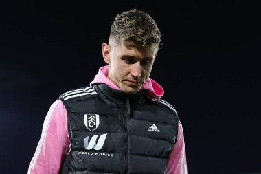 Tom Cairney #10 of Fulham arrives ahead of the Premier League match Fulham vs Tottenham Hotspur at Craven Cottage, London, United Kingdom, 23rd January 202