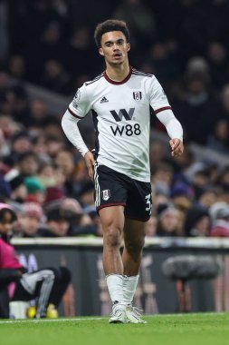 Antonee Robinson #33 of Fulham during the Premier League match Fulham vs Tottenham Hotspur at Craven Cottage, London, United Kingdom, 23rd January 202