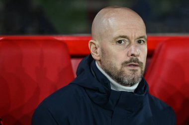 Erik ten Hag manager of Manchester United before the Carabao Cup Semi-Finals match Nottingham Forest vs Manchester United at City Ground, Nottingham, United Kingdom, 25th January 202