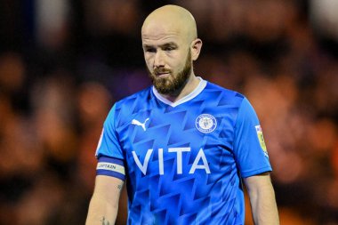 Paddy Madden #9 of Stockport County during the Sky Bet League 2 match Stockport County vs Bradford City at Edgeley Park Stadium, Stockport, United Kingdom, 24th January 202