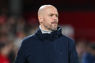 Erik ten Hag manager of Manchester United before the Carabao Cup Semi-Finals match Nottingham Forest vs Manchester United at City Ground, Nottingham, United Kingdom, 25th January 202