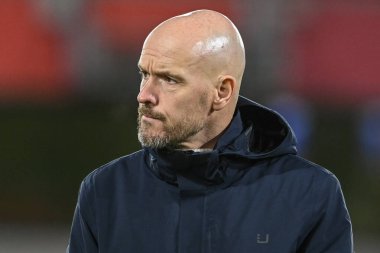 Erik ten Hag manager of Manchester United arrives at the City Ground during the Carabao Cup Semi-Finals match Nottingham Forest vs Manchester United at City Ground, Nottingham, United Kingdom, 25th January 202