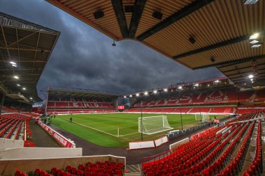 A general view of The City Ground ahead of the Carabao Cup Semi-Finals match Nottingham Forest vs Manchester United at City Ground, Nottingham, United Kingdom, 25th January 202