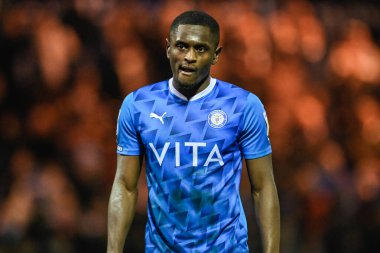 Akil Wright #4 of Stockport County during the Sky Bet League 2 match Stockport County vs Bradford City at Edgeley Park Stadium, Stockport, United Kingdom, 24th January 202