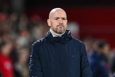 Erik ten Hag manager of Manchester United before the Carabao Cup Semi-Finals match Nottingham Forest vs Manchester United at City Ground, Nottingham, United Kingdom, 25th January 202