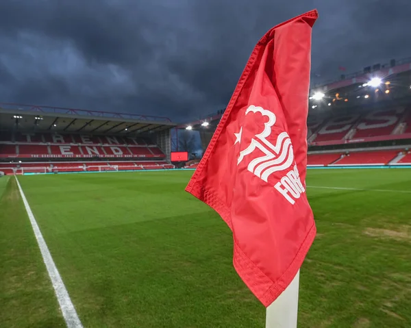 A general view of The City Ground ahead of the Carabao Cup Semi-Finals match Nottingham Forest vs Manchester United at City Ground, Nottingham, United Kingdom, 25th January 202