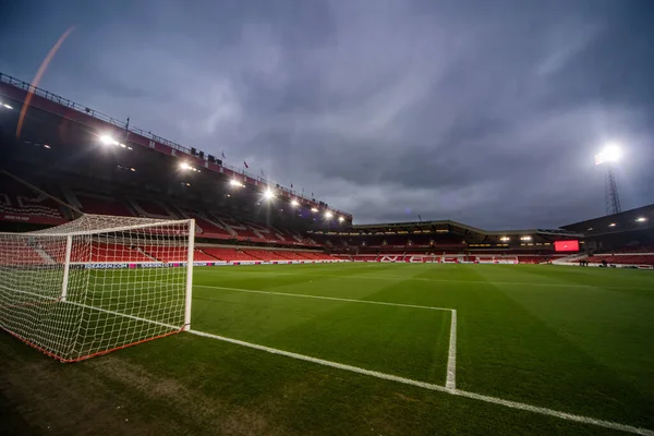 stock image A general view of The City Ground the Carabao Cup Semi-Finals match Nottingham Forest vs Manchester United at City Ground, Nottingham, United Kingdom, 25th January 202