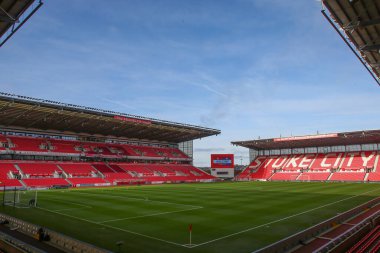General view inside of the Bet365 Stadium, home of Stoke City ahead of the Emirates FA Cup fourth round match Stoke City vs Stevenage at Bet365 Stadium, Stoke-on-Trent, United Kingdom, 29th January 202