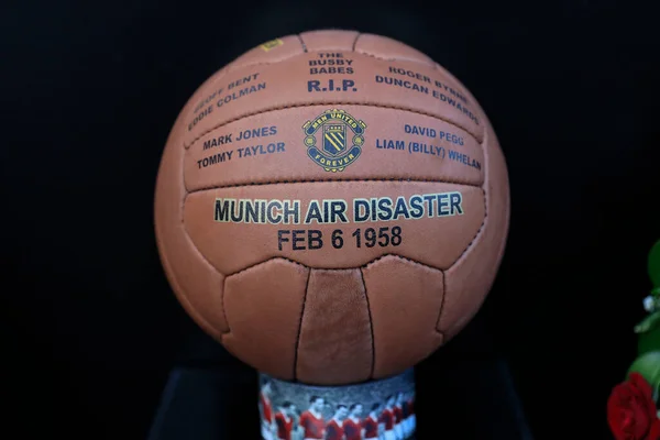 Memorial Ball Manchester United Mark 65Th Anniversary Munich Air Disaster — ストック写真