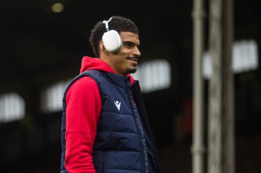 Morgan Gibbs-White #10 of Nottingham Forest arrives before the Premier League match Fulham vs Nottingham Forest at Craven Cottage, London, United Kingdom, 11th February 202