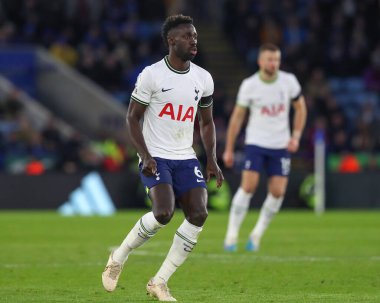 Davinson Snchez #6 of Tottenham Hotspur during the Premier League match Leicester City vs Tottenham Hotspur at King Power Stadium, Leicester, United Kingdom, 11th February 2023
