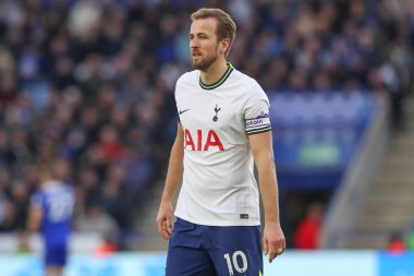 Harry Kane #10 of Tottenham Hotspur during the Premier League match Leicester City vs Tottenham Hotspur at King Power Stadium, Leicester, United Kingdom, 11th February 202