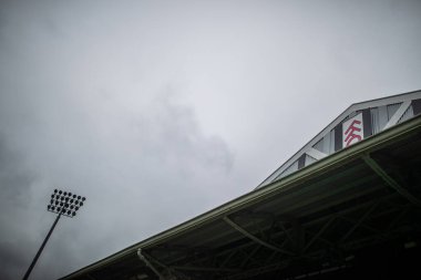 A general view of Craven Cottage before the Premier League match Fulham vs Nottingham Forest at Craven Cottage, London, United Kingdom, 11th February 202