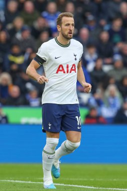 Harry Kane #10 of Tottenham Hotspur during the Premier League match Leicester City vs Tottenham Hotspur at King Power Stadium, Leicester, United Kingdom, 11th February 202