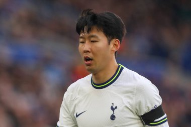 Son Heung-Min #7 of Tottenham Hotspur during the Premier League match Leicester City vs Tottenham Hotspur at King Power Stadium, Leicester, United Kingdom, 11th February 202