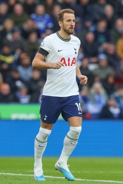 Harry Kane #10 of Tottenham Hotspur during the Premier League match Leicester City vs Tottenham Hotspur at King Power Stadium, Leicester, United Kingdom, 11th February 202