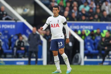 Pedro Porro #23 of Tottenham Hotspur during the Premier League match Leicester City vs Tottenham Hotspur at King Power Stadium, Leicester, United Kingdom, 11th February 202