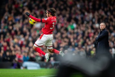 Gustavo Scarpa #31 of Nottingham Forest chests the ball down during the Premier League match Fulham vs Nottingham Forest at Craven Cottage, London, United Kingdom, 11th February 202