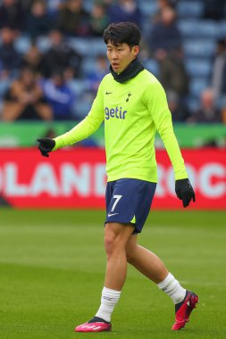 Son Heung-Min #7 of Tottenham Hotspur during the Premier League match Leicester City vs Tottenham Hotspur at King Power Stadium, Leicester, United Kingdom, 11th February 202