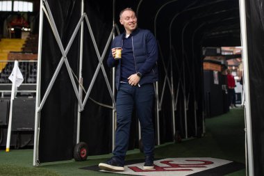 Steve Cooper manager of Nottingham Forest arrives before the Premier League match Fulham vs Nottingham Forest at Craven Cottage, London, United Kingdom, 11th February 202