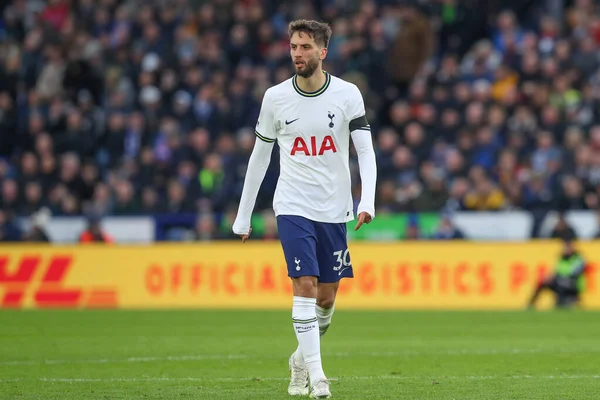 Rodrigo Bentancur #30 of Tottenham Hotspur during the Premier League match Leicester City vs Tottenham Hotspur at King Power Stadium, Leicester, United Kingdom, 11th February 202