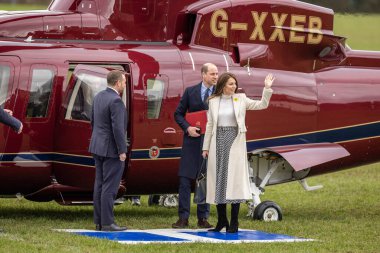 The Prince and Princess of Wales visit South Wales at Pontyclun Rugby field, Pontyclun, United Kingdom, 28th February 2023