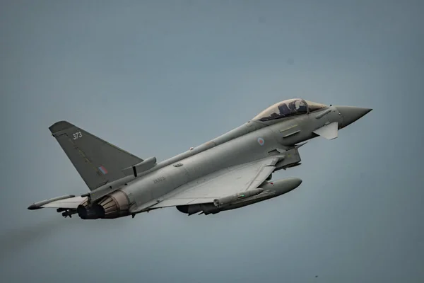2023年6月17日 英国皇家空军康宁斯比台风中队在英国皇家空军康宁斯比 Raf Coningsby Coningsby United Kingdom 准备发射 — 图库照片