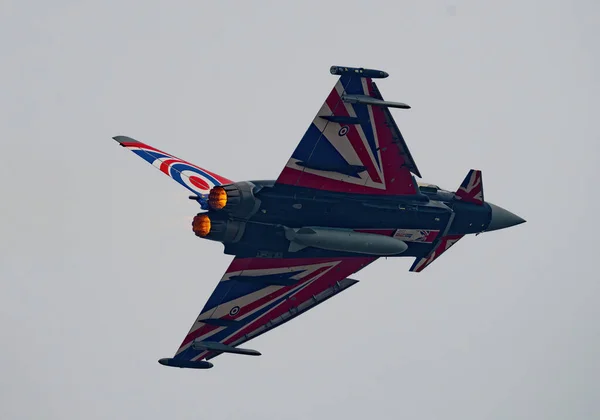 Eurofighter Typhoon Typhoon Display Team Cleethorpes Armed Forces Day Cleethorpes — 스톡 사진