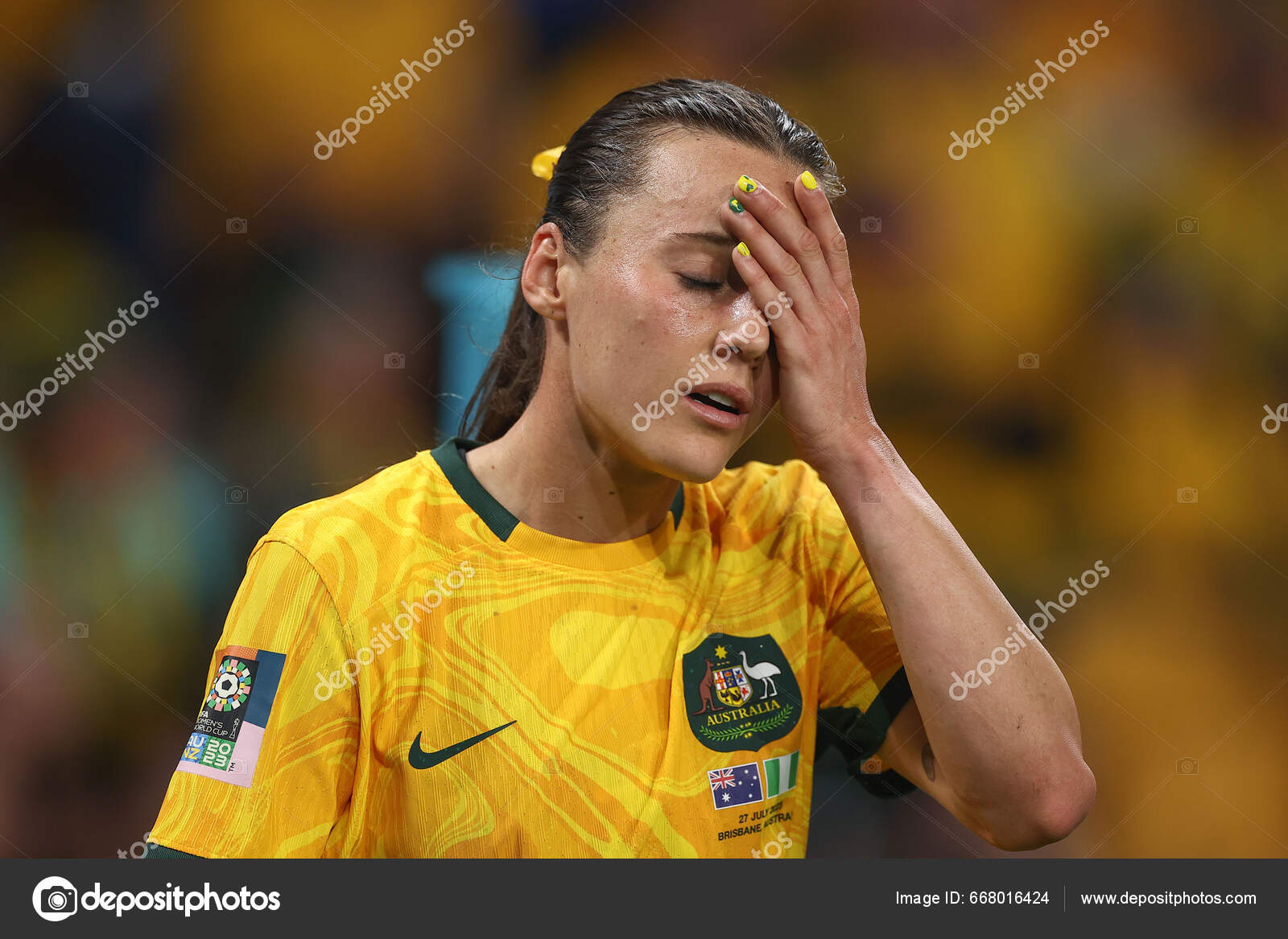 Hayley Raso Australia Fifa Women's World Cup 2023 Group Match Stock