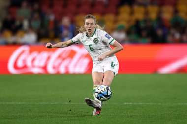 FIFA Kadınlar Dünya Kupası 2023 B Grubu karşılaşmasında İrlandalı Megan Connolly Suncorp Stadyumu, Brisbane, Avustralya 'da İrlandalı kadınlara karşı kadınlar, 31 Temmuz 2023
