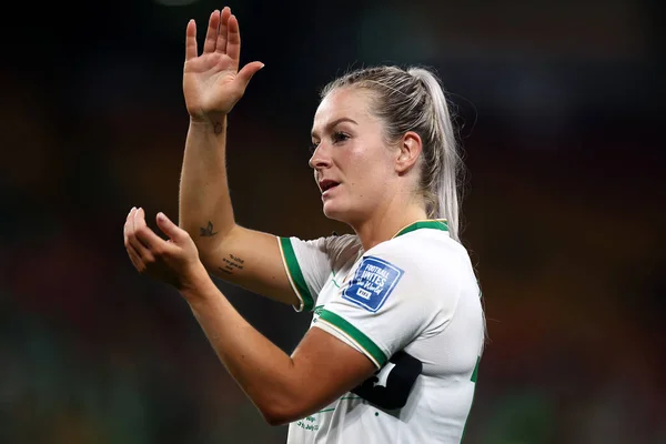 Lily Agg Irlanda Plaude Alla Folla Dopo Coppa Del Mondo — Foto Stock