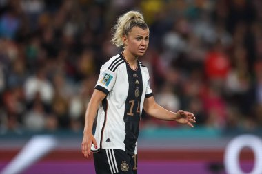 Almanya 'nın Lena Lattwein # 14' ü FIFA Kadınlar Dünya Kupası 2023 Grup H maçı sırasında Güney Kore - Almanya Suncorp Stadyumu, Brisbane, Avustralya, 3 Ağustos 2023