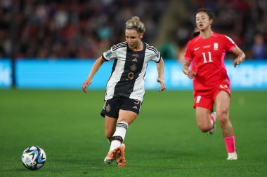 Almanya 'dan Svenja Huth # 9, FIFA Kadınlar Dünya Kupası 2023 Grup H karşılaşmasında Güney Kore - Almanya Suncorp Stadyumu, Brisbane, Avustralya, 3 Ağustos 2023