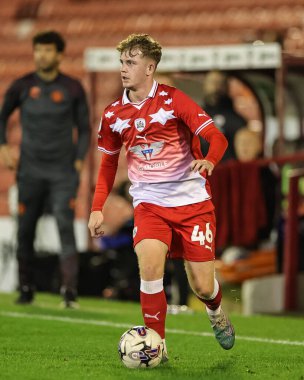 Barnsley 'den Hayden Packard # 46 EFL Kupası maçı sırasında Barnsley Manchester City U21' e karşı Oakwell, Barnsley, Birleşik Krallık, 26 Eylül 2023