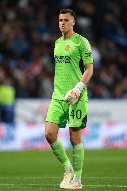 Manchester United 'dan Radek Vtek # 40 EFL Kupası maçında Bolton Wanderers, Manchester United U21' e karşı Toughsheet Community Stadyumu, Bolton, Birleşik Krallık, 26 Eylül 2023