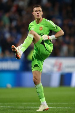 Manchester United 'dan Radek Vtek # 40 EFL Kupası maçında Bolton Wanderers, Manchester United U21' e karşı Toughsheet Community Stadyumu, Bolton, Birleşik Krallık, 26 Eylül 2023