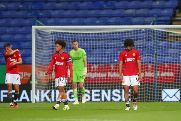 Maxi Oyedele Del Manchester United Reacciona Abajo Durante Partido Trofeo — Foto de Stock