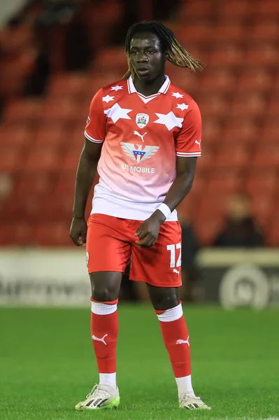 stock image Fbio Jal #12 of Barnsley during the EFL Trophy match Barnsley vs Manchester City U21 at Oakwell, Barnsley, United Kingdom, 26th September 2023