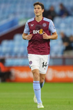 Pau Torres # 14 Aston Villa Carabao Kupası Üçüncü Raundda Aston Villa Everton 'a karşı Villa Park, Birmingham, Birleşik Krallık, 27 Eylül 202