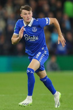 Everton 'dan Nathan Patterson # 2. Carabao Kupası Üçüncü Raundda Aston Villa, Everton' a karşı Villa Park, Birmingham, Birleşik Krallık, 27 Eylül 202