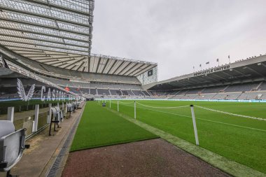 St. James 's Park' ın genel görünümü, Carabao Kupası 'nda oynanan üçüncü tur karşılaşmasında Newcastle United, Manchester City' ye karşı St. James 's Park, Newcastle, Birleşik Krallık, 27 Eylül 202