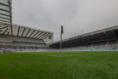 St. James 's Park' ın genel görünümü, Carabao Kupası 'nda oynanan üçüncü tur karşılaşmasında Newcastle United, Manchester City' ye karşı St. James 's Park, Newcastle, Birleşik Krallık, 27 Eylül 202