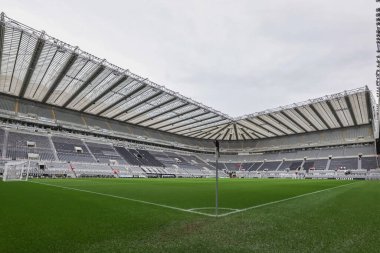 St. James 's Park' ın genel görünümü, Carabao Kupası 'nda oynanan üçüncü tur karşılaşmasında Newcastle United, Manchester City' ye karşı St. James 's Park, Newcastle, Birleşik Krallık, 27 Eylül 202