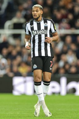 Newcastle United 'dan Joelinton # 7 numara Carabao Kupası üçüncü tur karşılaşmasında Newcastle United Manchester City' ye karşı St. James 's Park, Newcastle, 27 Eylül 202