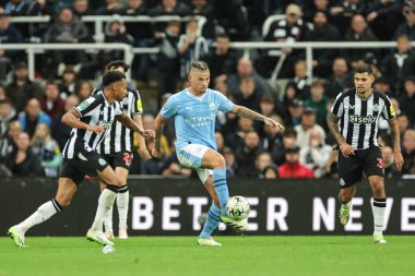 Manchester City 'den Kalvin Phillips # 4. Carabao Kupası üçüncü tur karşılaşmasında Newcastle United Manchester City' ye karşı St. James 's Park, Newcastle, 27 Eylül 202