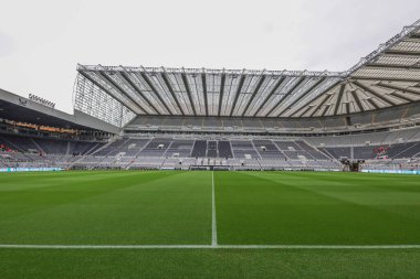 St. James 's Park' ın genel görünümü, Carabao Kupası 'nda oynanan üçüncü tur karşılaşmasında Newcastle United, Manchester City' ye karşı St. James 's Park, Newcastle, Birleşik Krallık, 27 Eylül 202